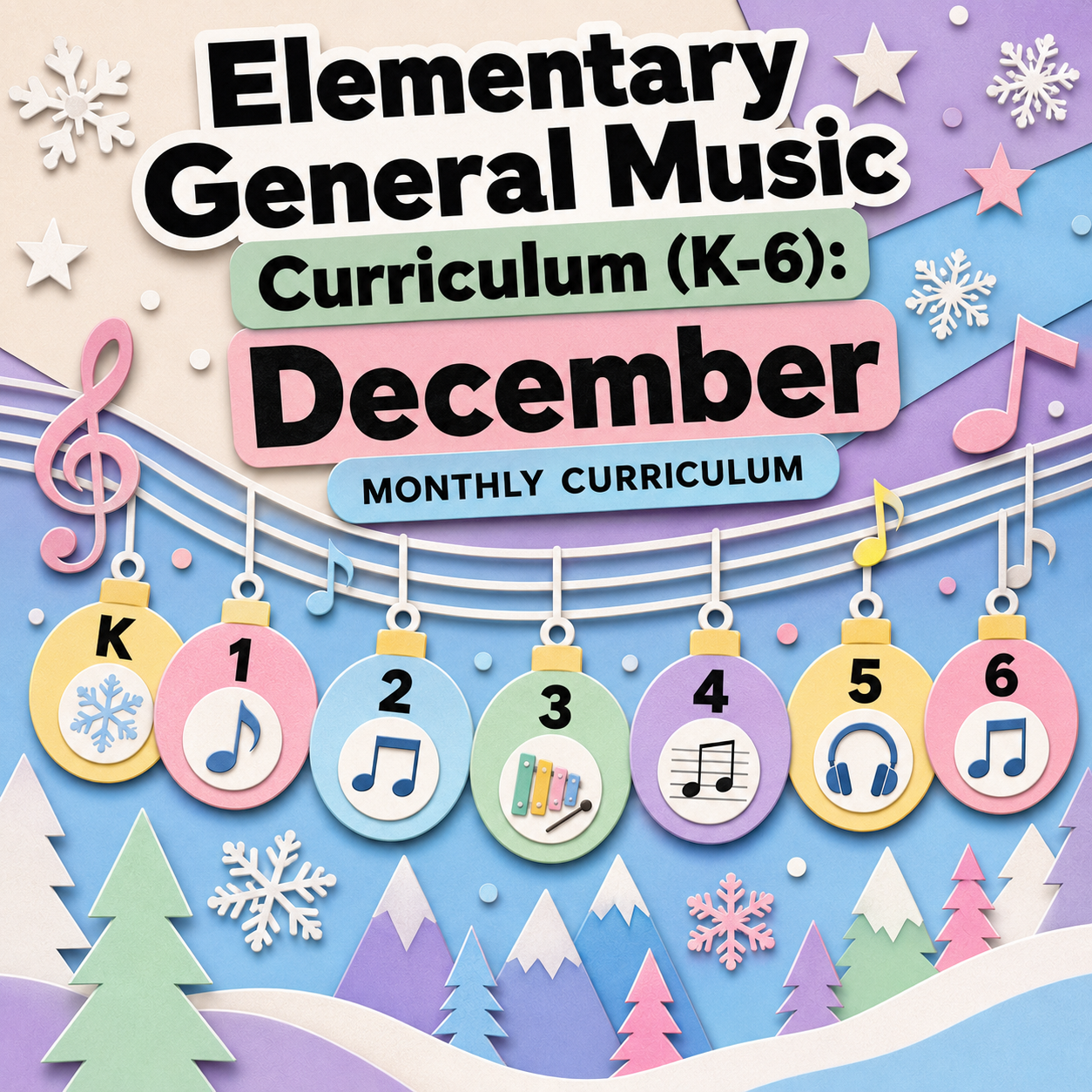Elementary General Music Curriculum (K-6): December