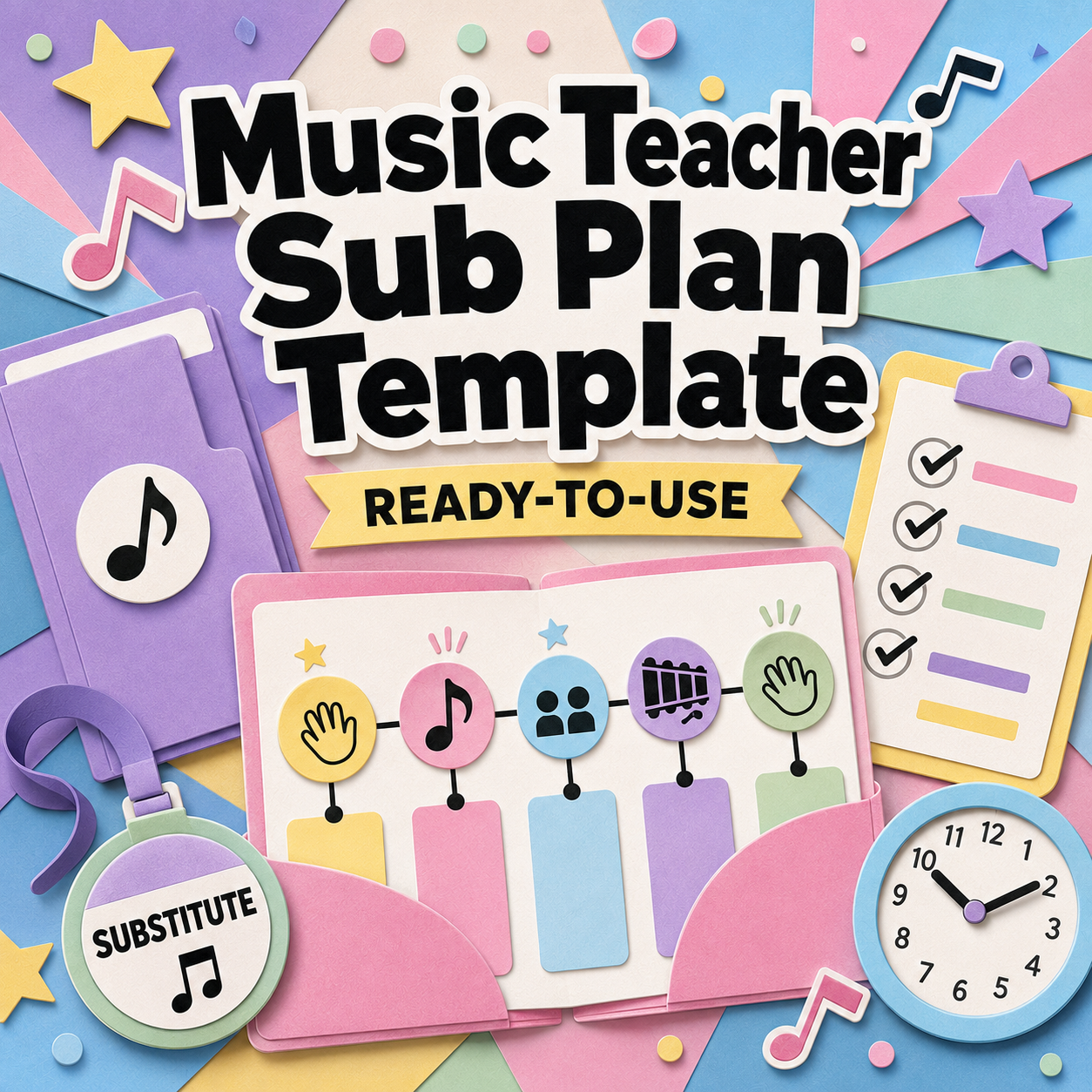Music Teacher Sub Plan Template