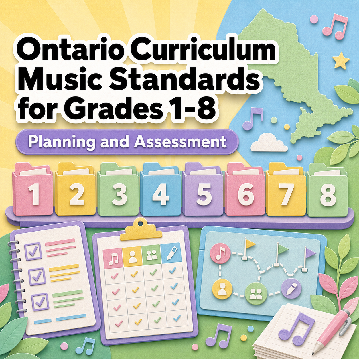 Ontario Curriculum Music Standards for Grades 1-8: Planning and Assessment