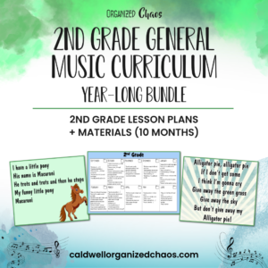 2nd Grade General Music Curriculum: Year-Long Bundle
