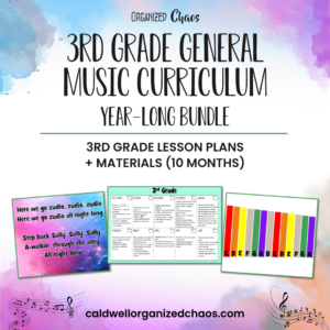 3rd Grade General Music Curriculum: Year-Long Bundle