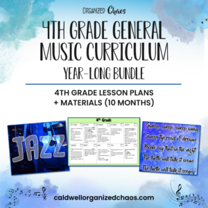 4th Grade General Music Curriculum: Year-Long Bundle