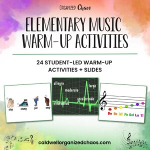 Elementary Music Warm-up Activities