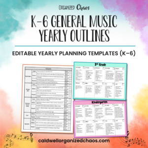 K-6 General Music Yearly Outlines